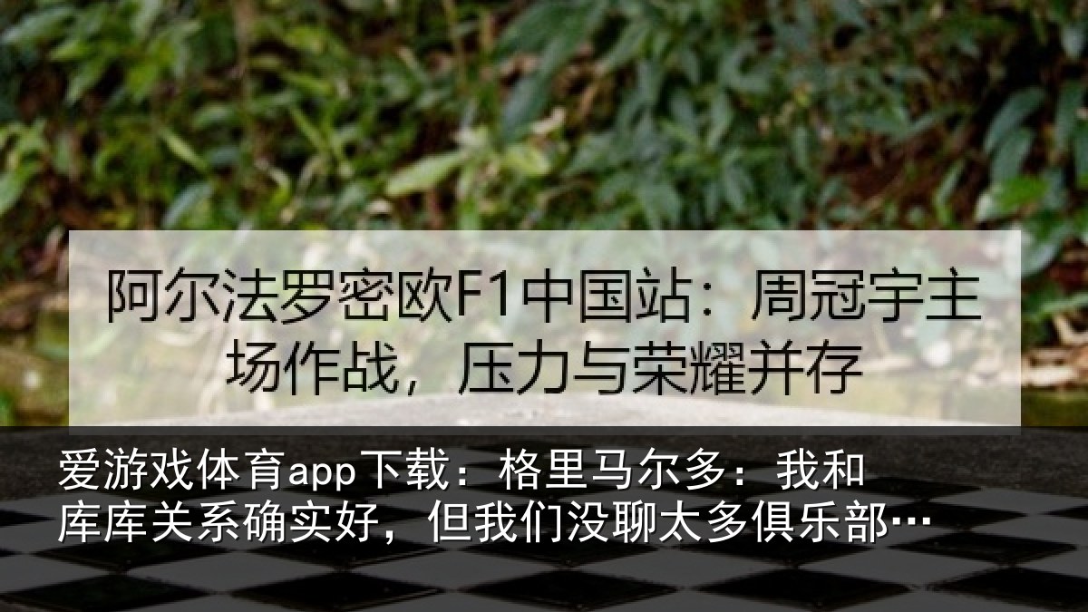爱游戏体育app下载:格里马尔多:我和库库关系确实好,但我相关情况的事
